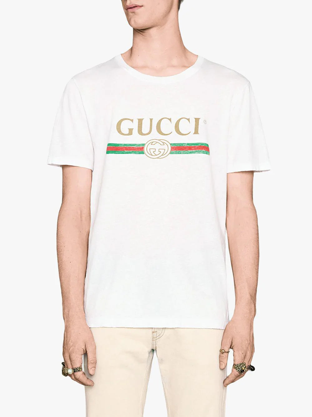Logo Print Cotton T-shirt