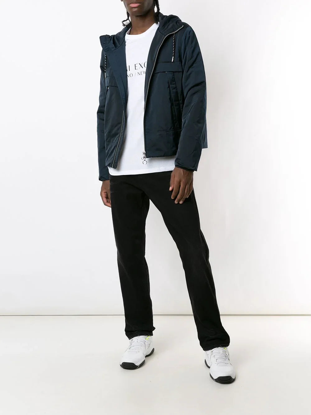 Statement Logo Print White T-shirt
