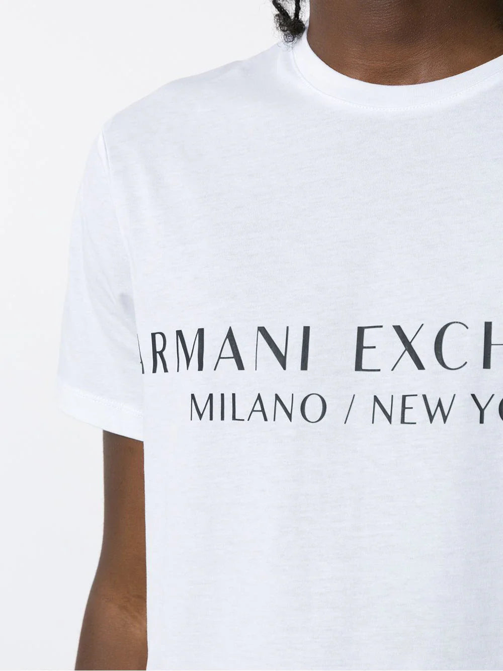 Statement Logo Print White T-shirt