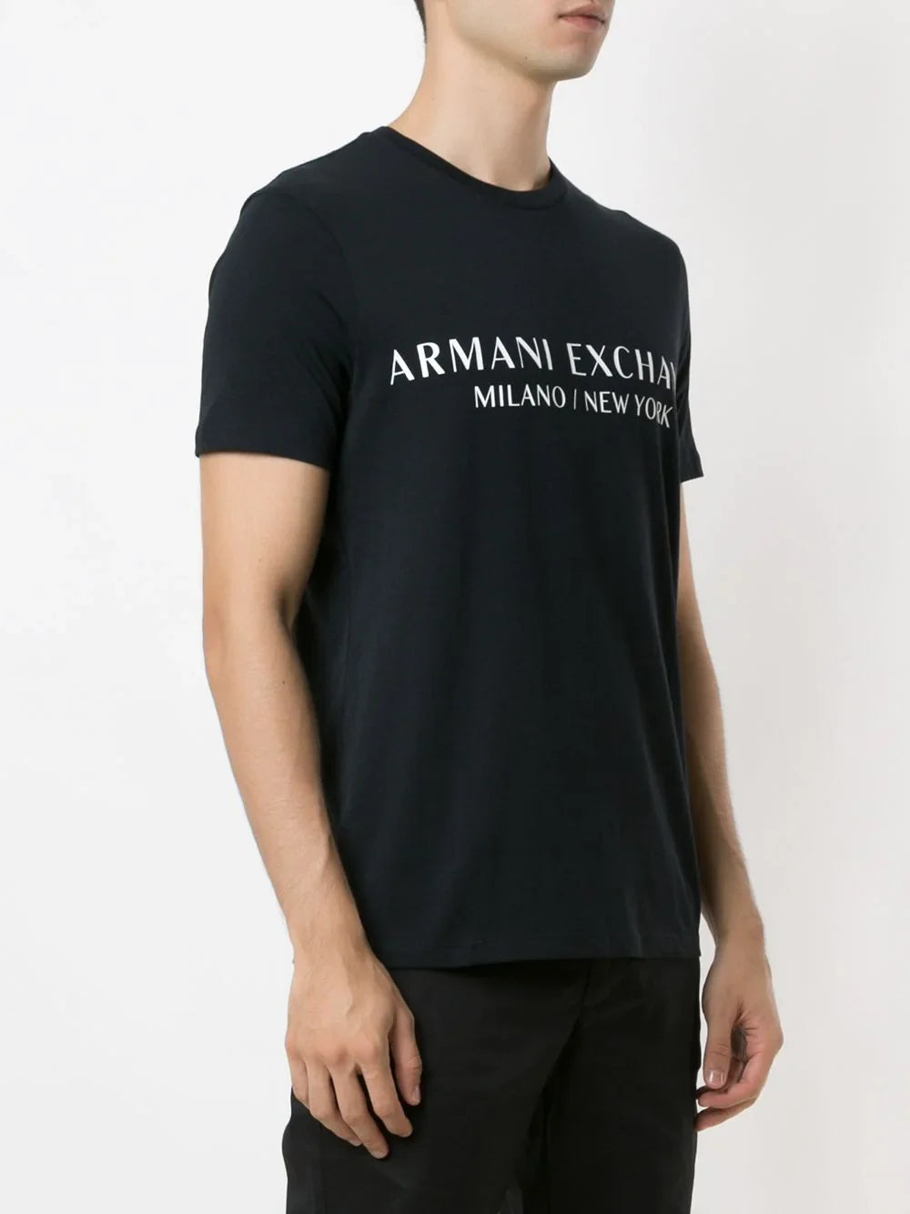 Statement Logo Print Black T-shirt
