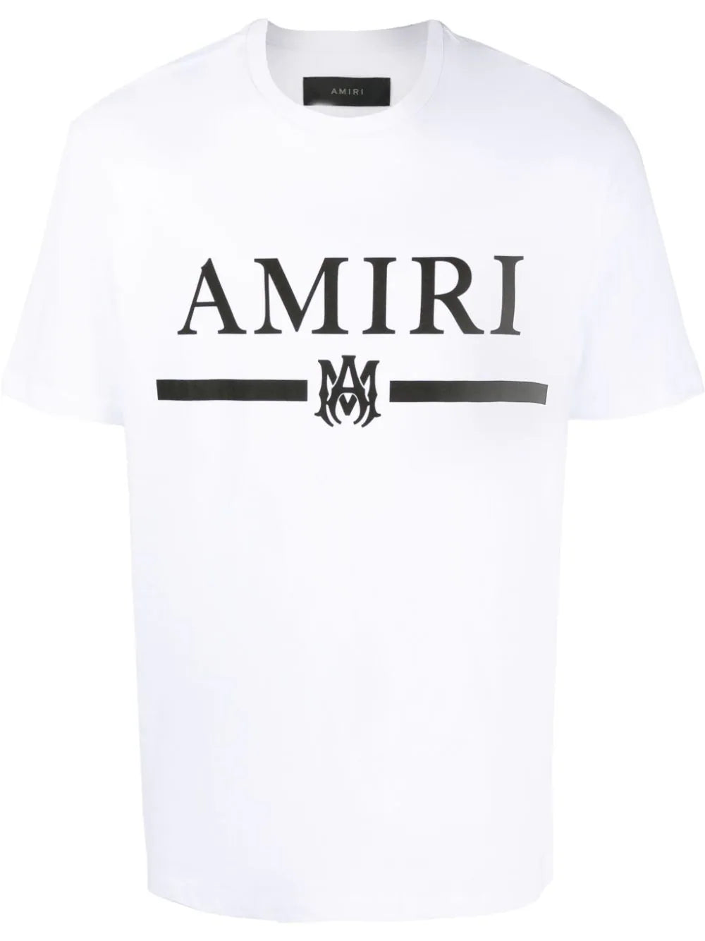 Logo-print short-sleeve white T-shirt