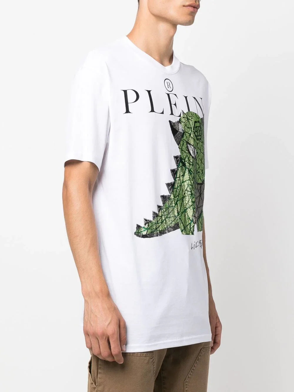 Monsters Print White T-shirt