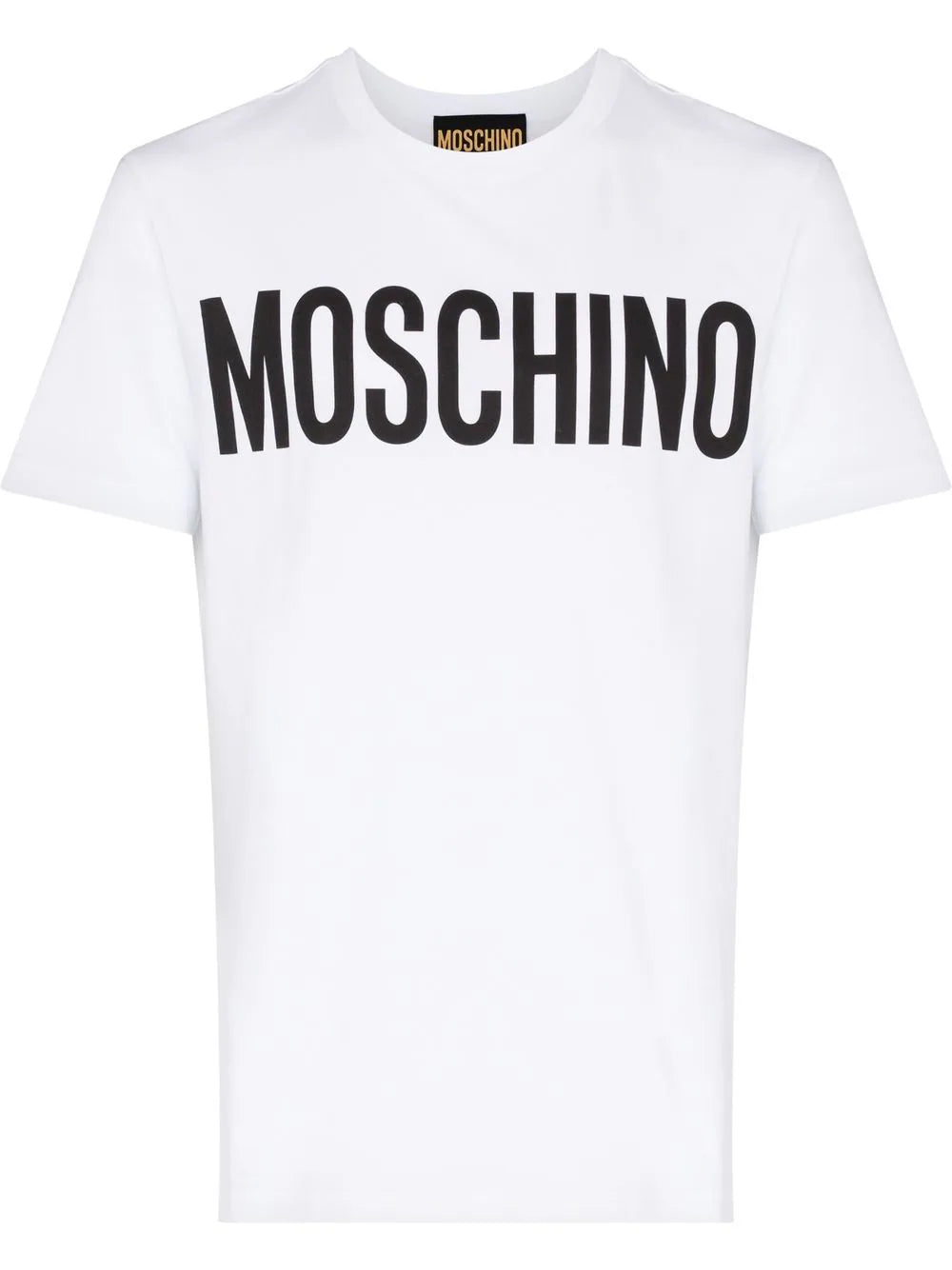 Bold Logo Print White T-shirt