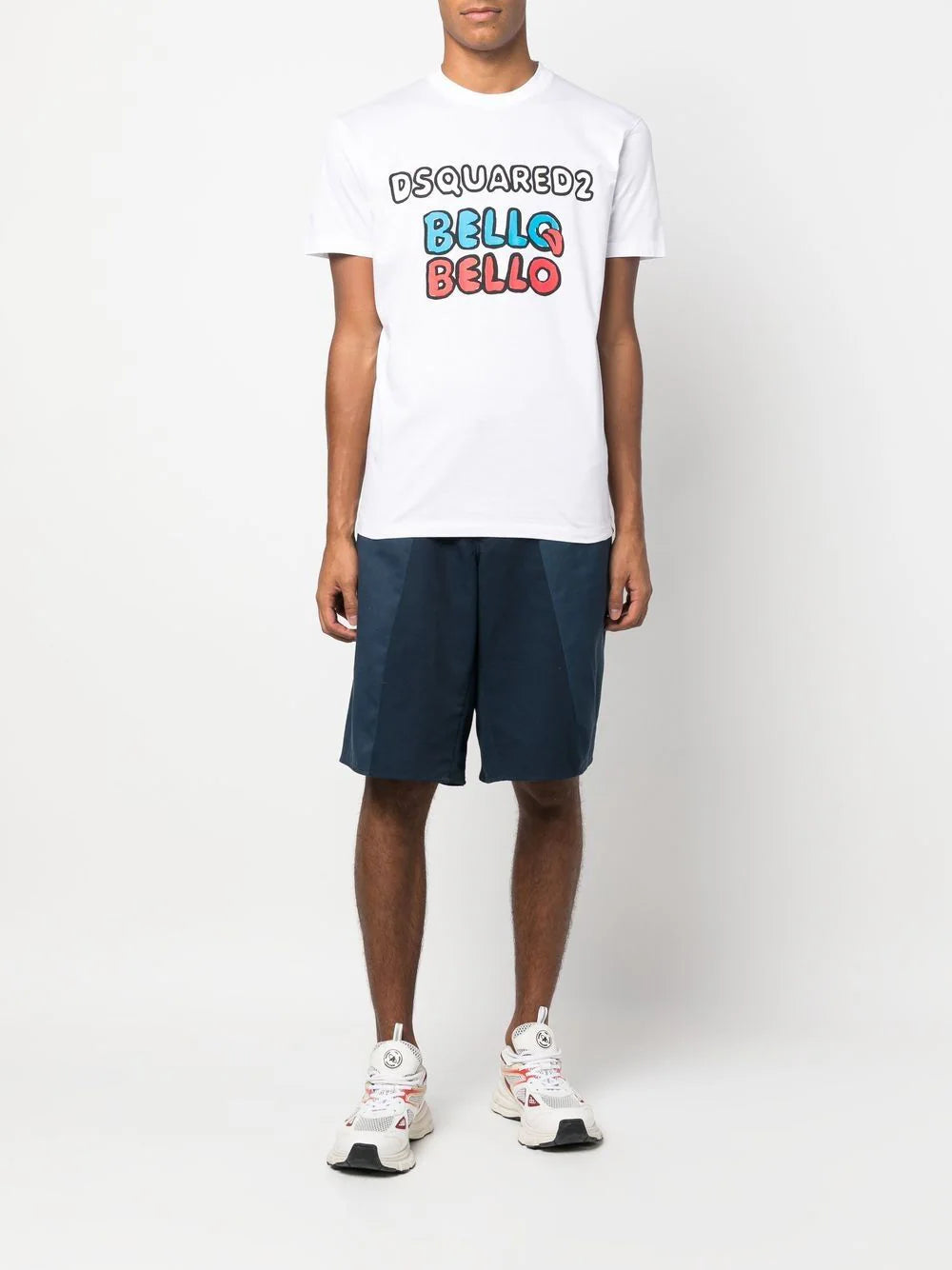 Graphic-print logo T-shirt