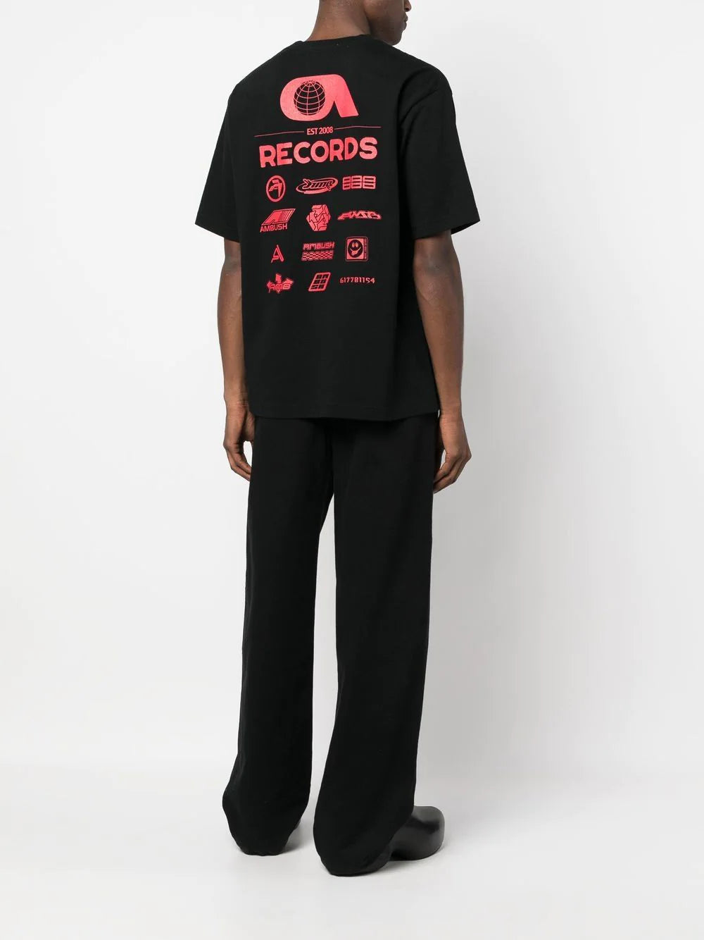 Records Print Cotton T-shirt