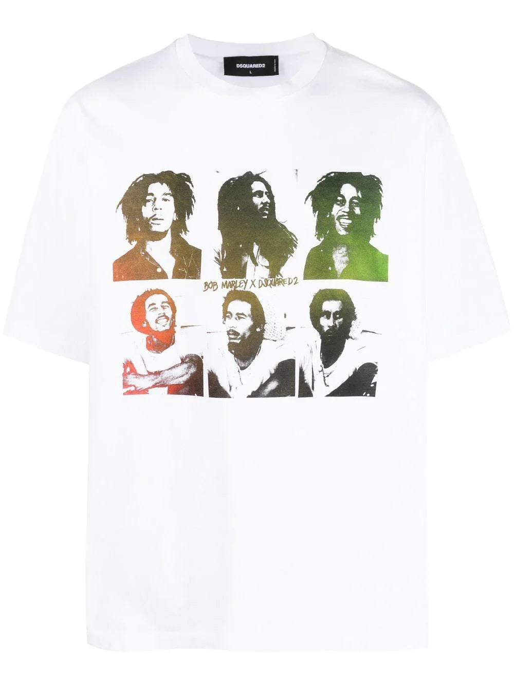 Bob Marley printed white T-shirt