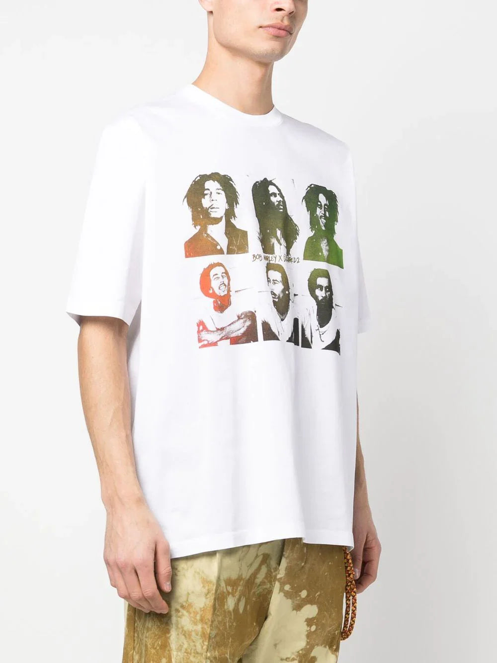 Bob Marley printed white T-shirt