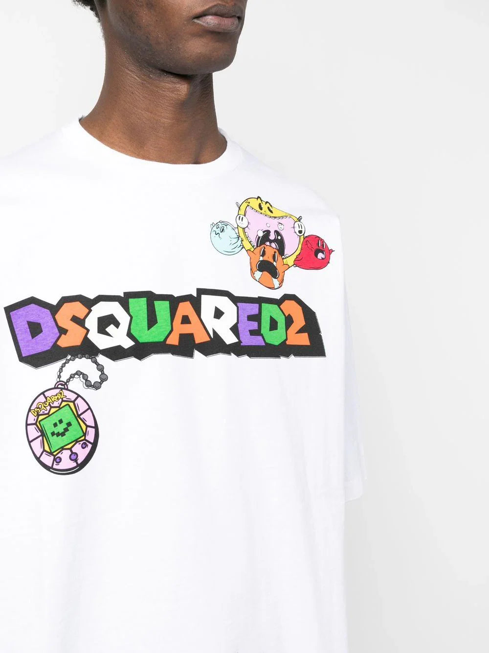 Graphic-print oversized T-shirt