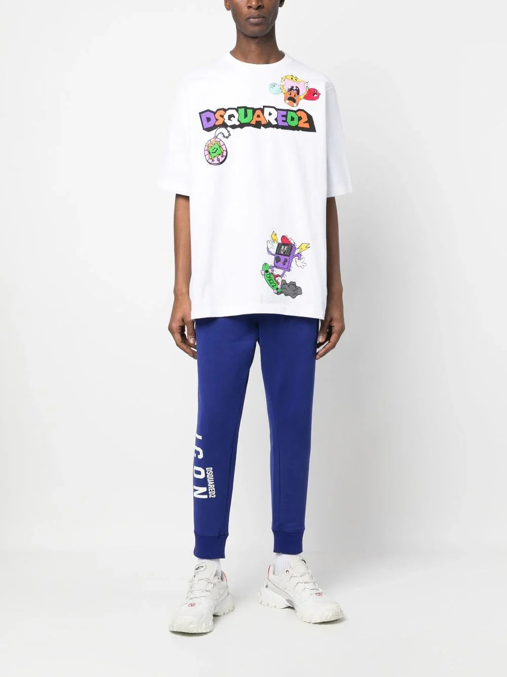 Graphic-print oversized T-shirt