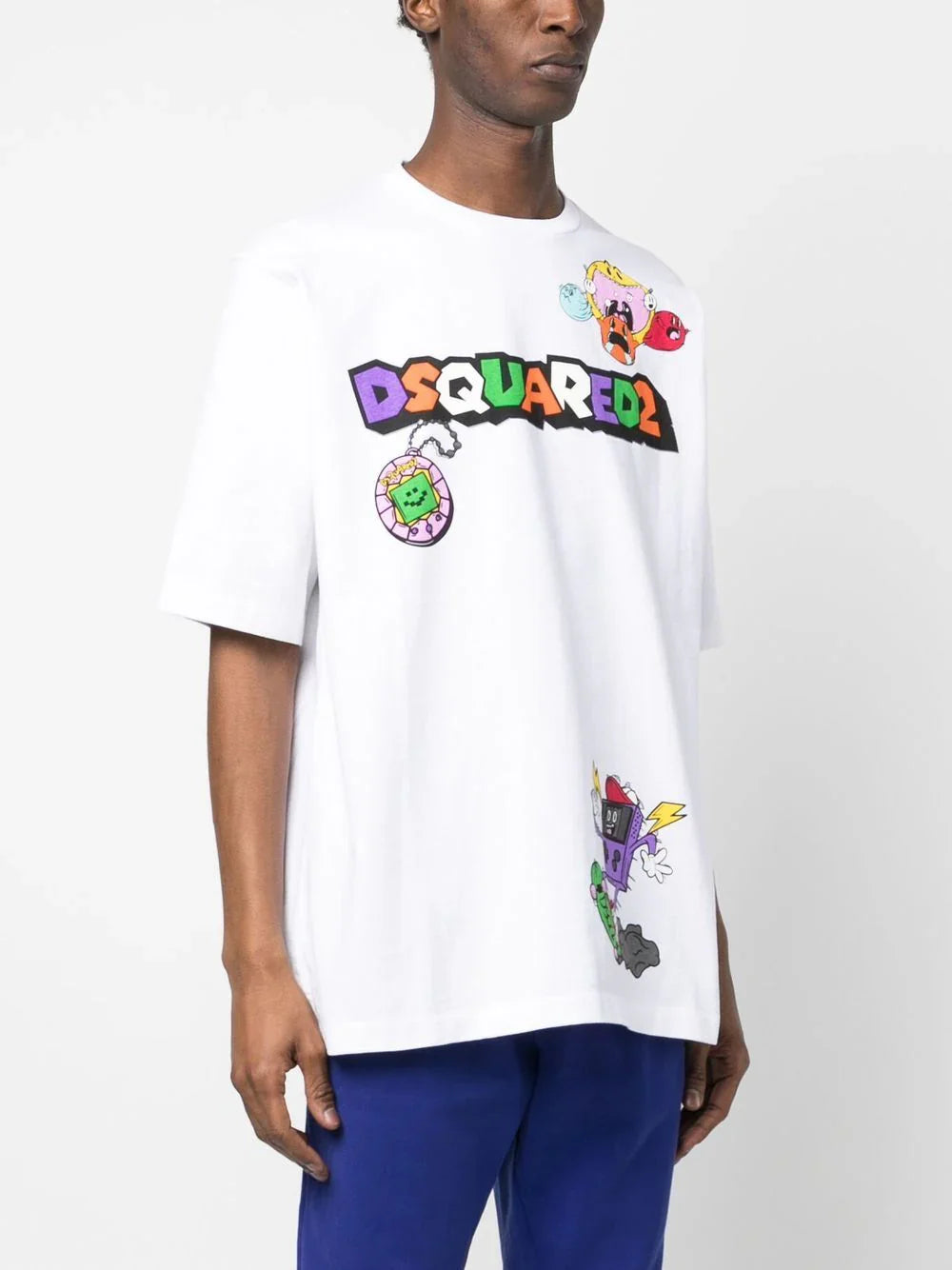 Graphic-print oversized T-shirt