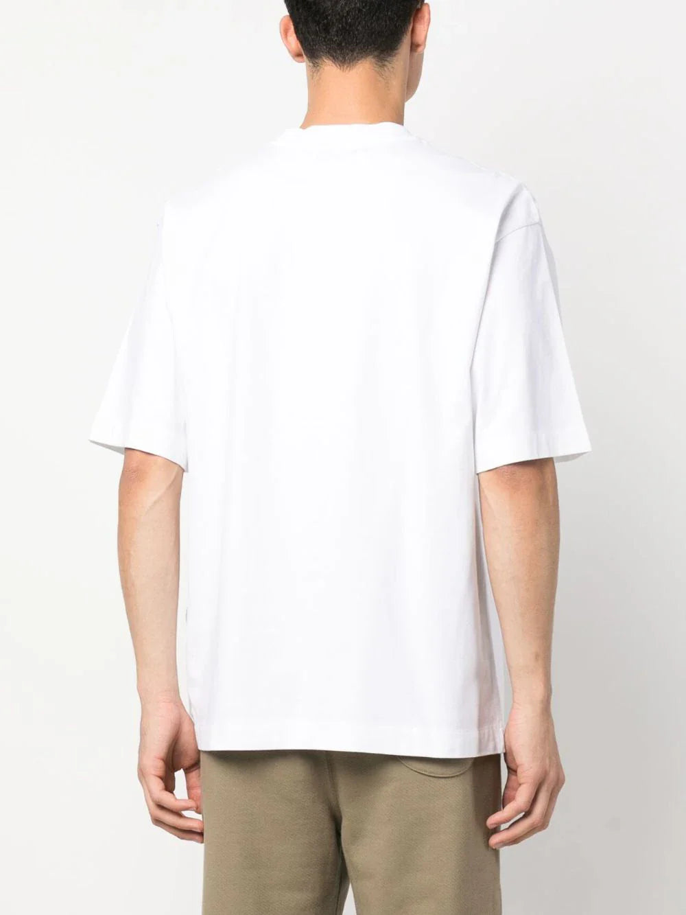 Bookish Logo-Print Cotton T-shirt White Oversized