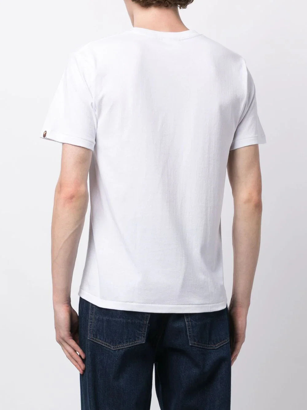 Graphic Logo Print White Cotton T-shirt