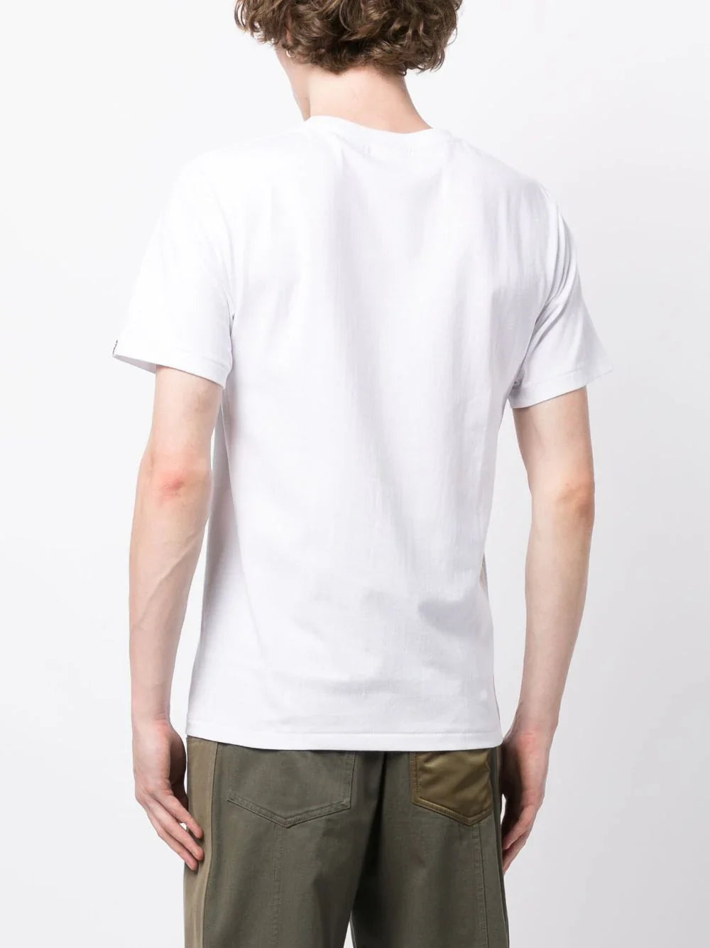 Classic logo-print white cotton T-shirt