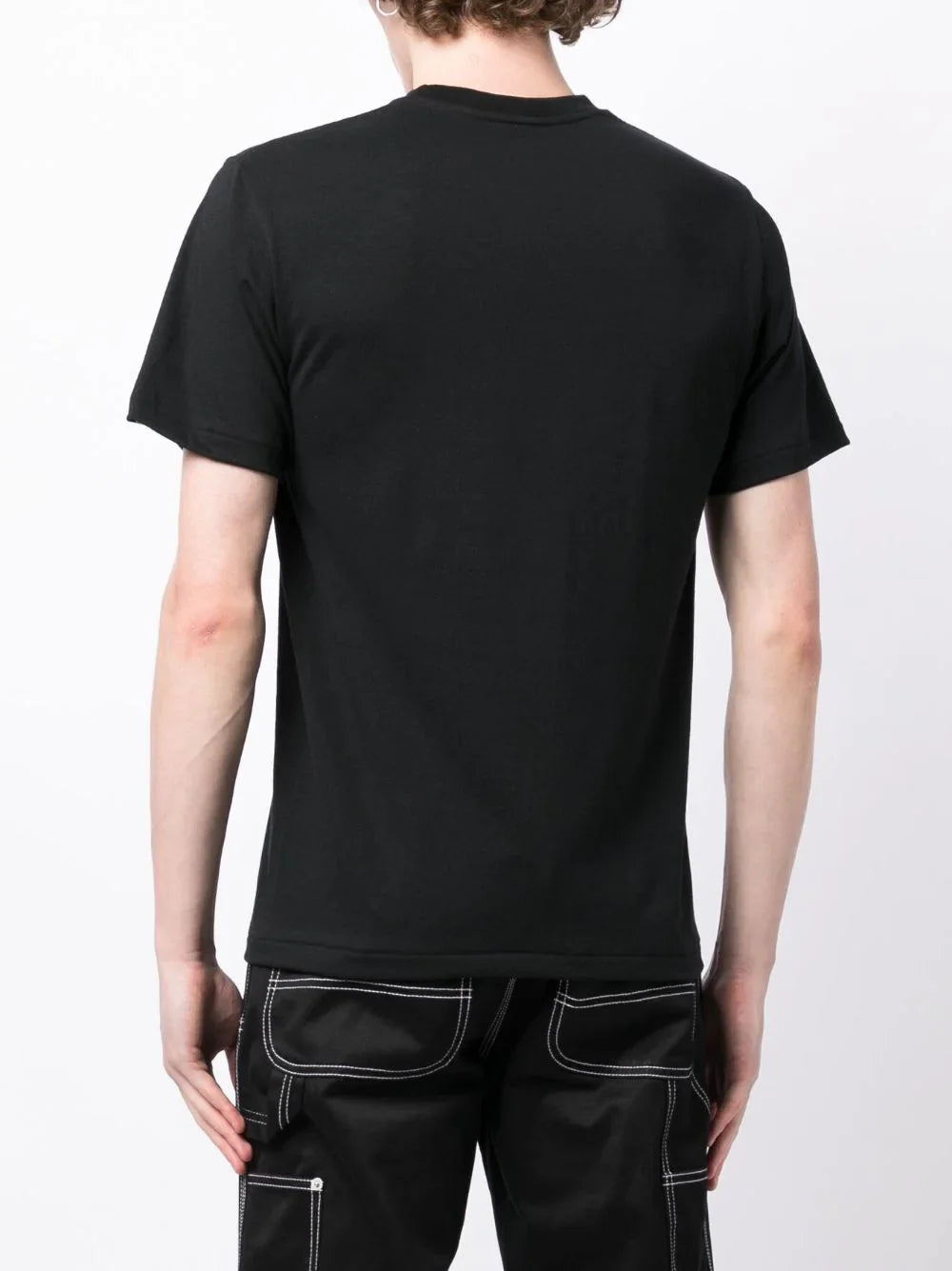 Color Camo cotton black T-shirt