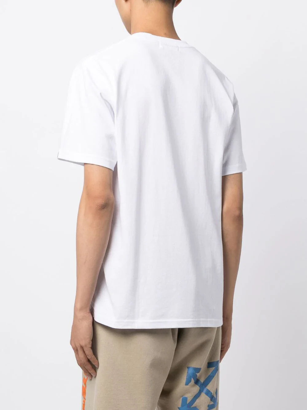 Radiation College camouflage-print white T-shirt