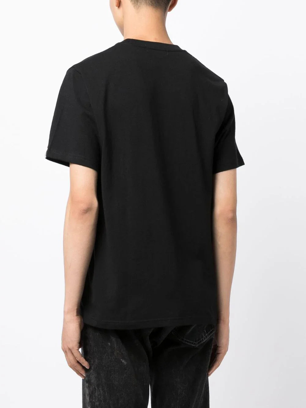 Camouflage Print Black T-shirt