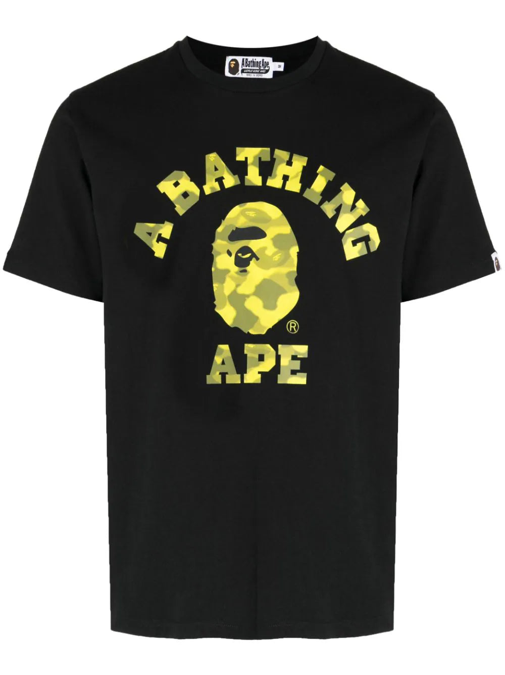 Camouflage Print Black T-shirt