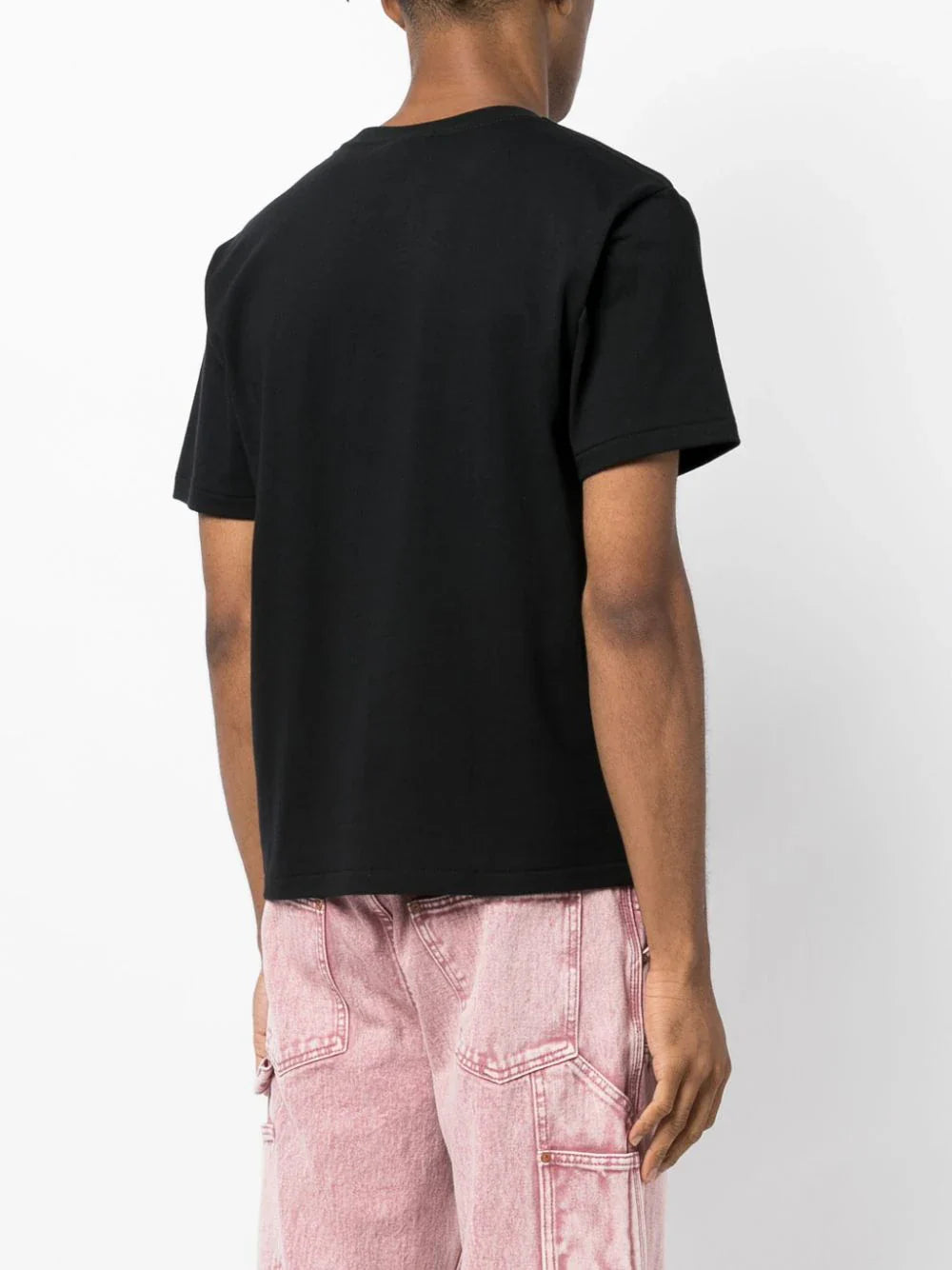 Marbling graphic-print T-shirt