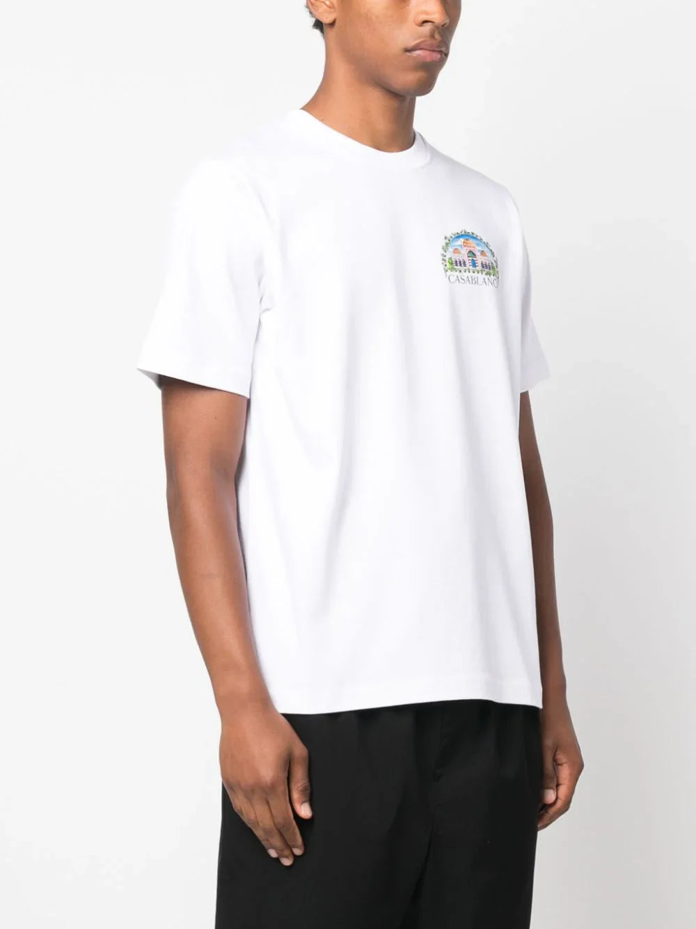 Logo-print pure-cotton T-shirt