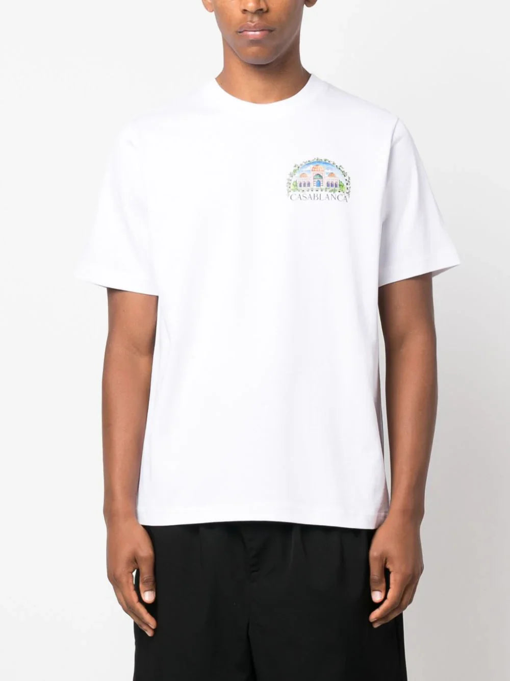 Logo-print pure-cotton T-shirt