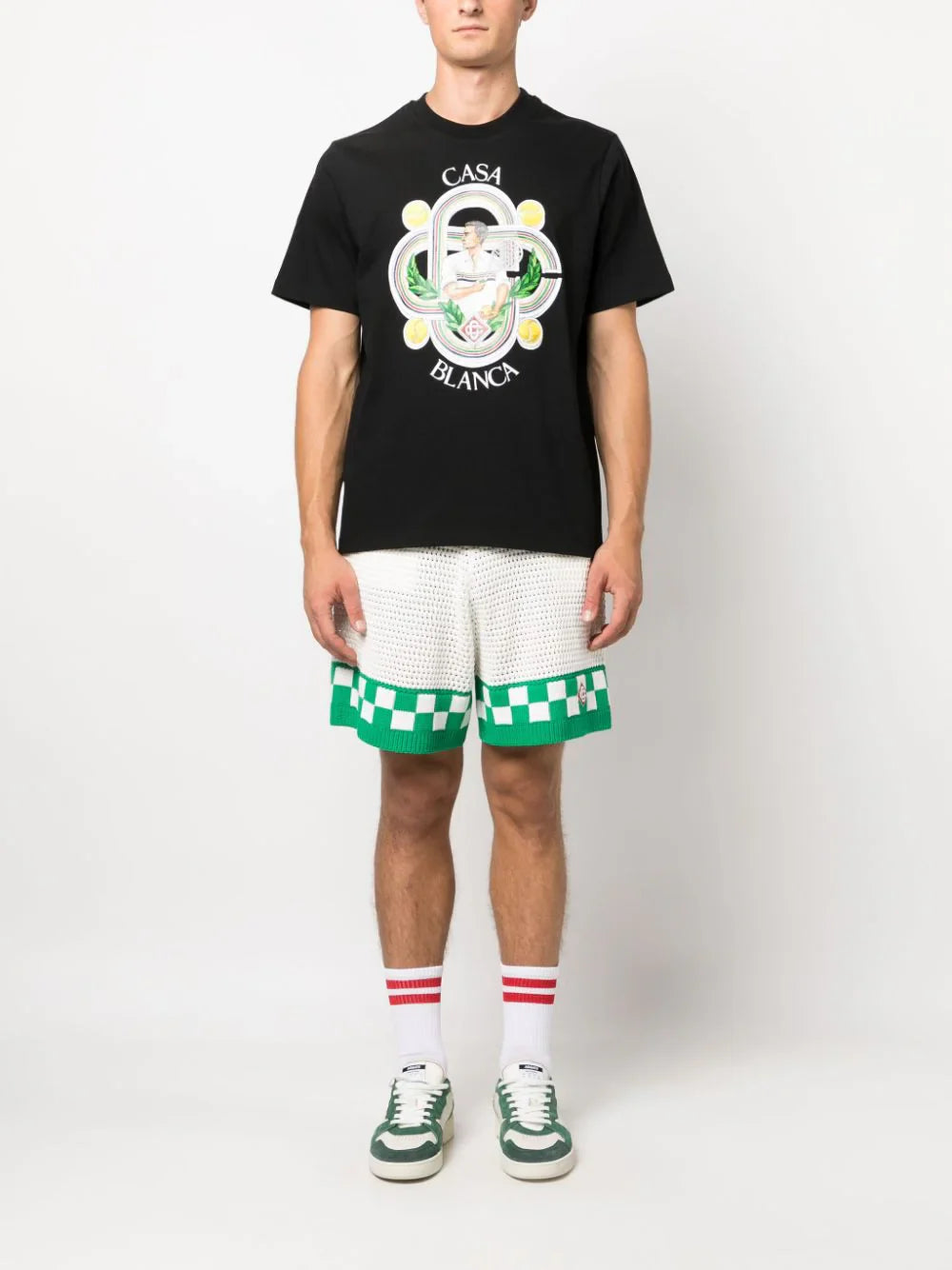 Le Joueur illustration-print T-shirt