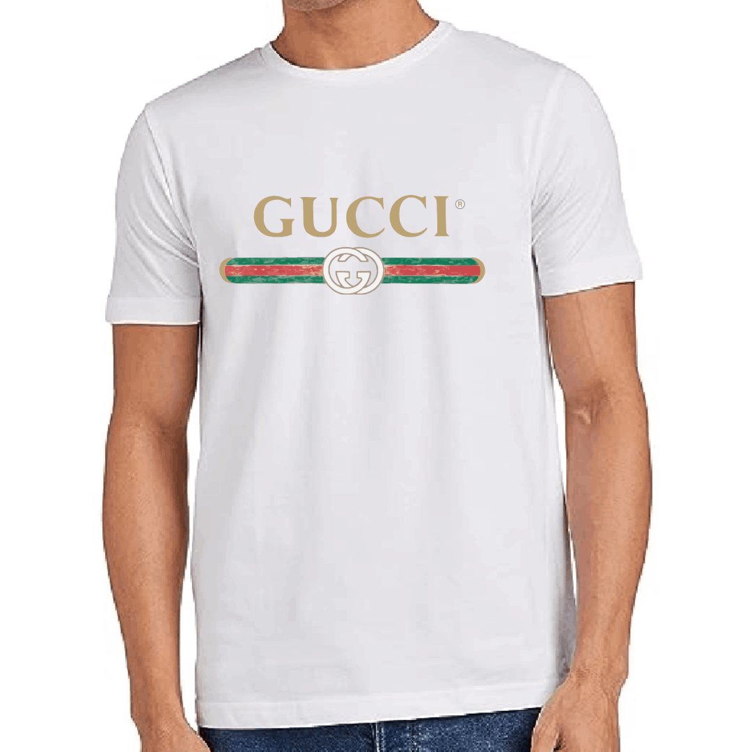 Ripped Logo Black T-shirt