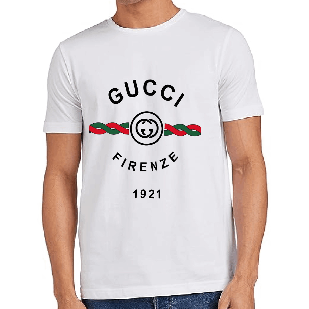 Regular Fit White Printed T-shirt