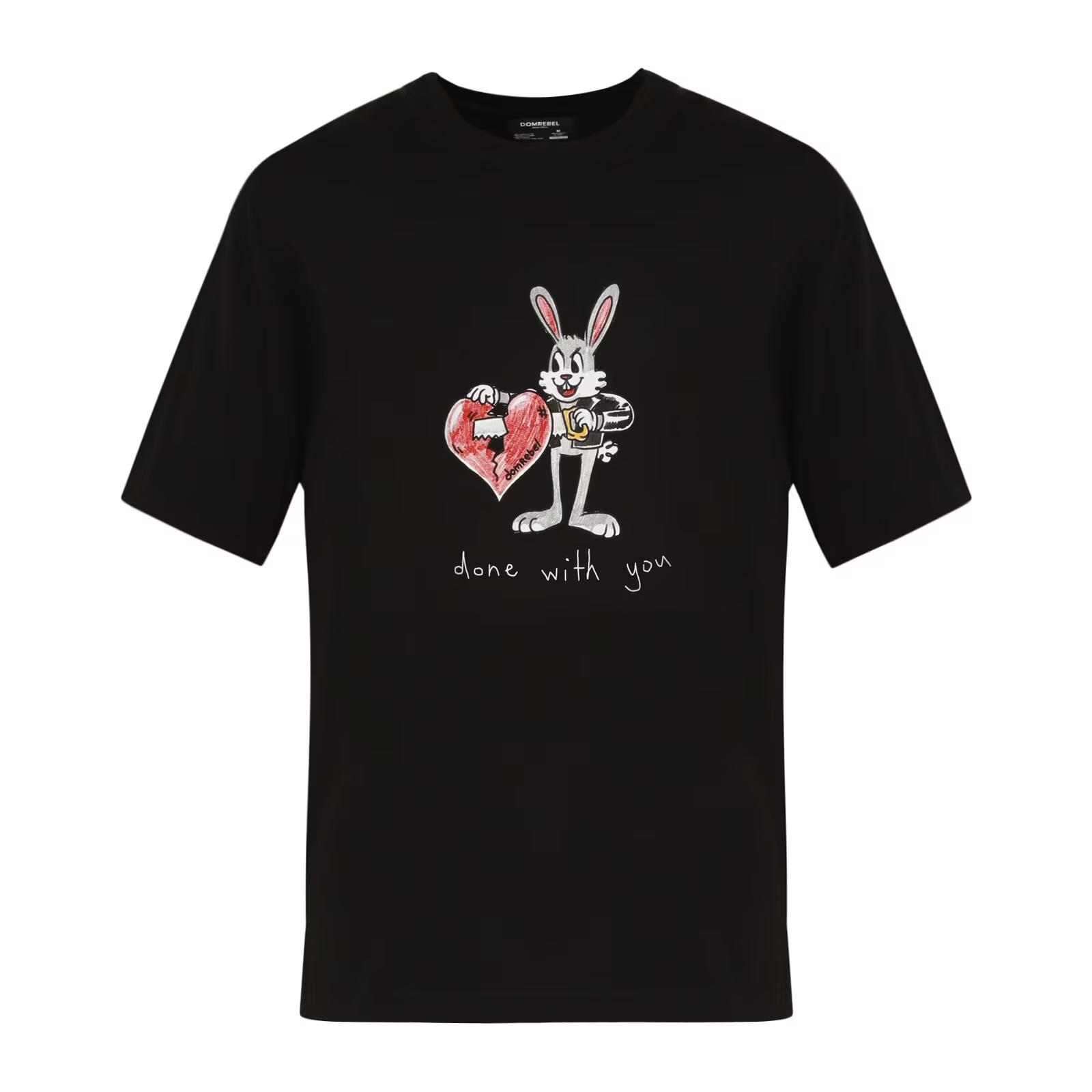 Black Breakup Oversized T-shirt