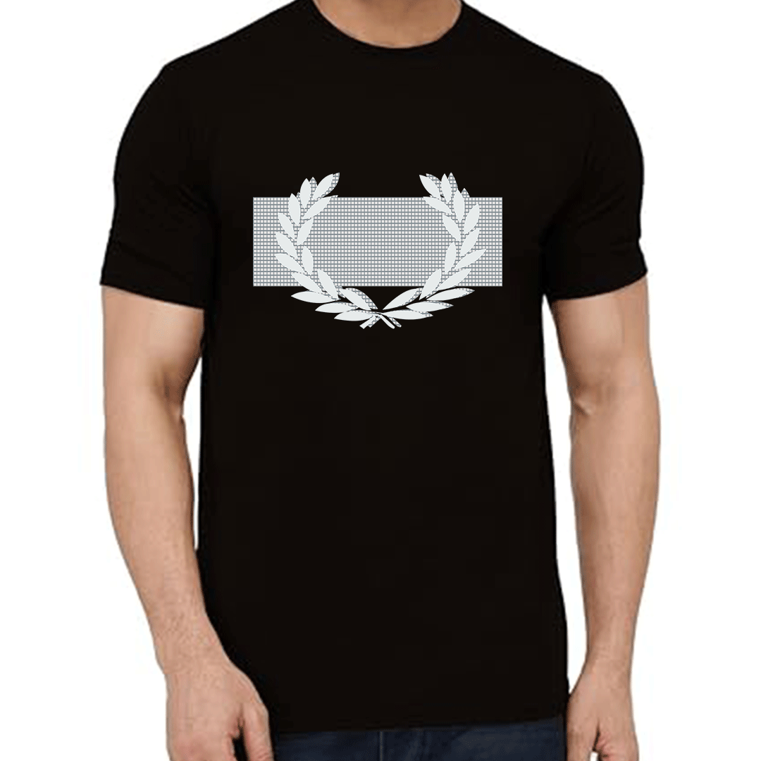 Symbolic logo Printed Tshirt black