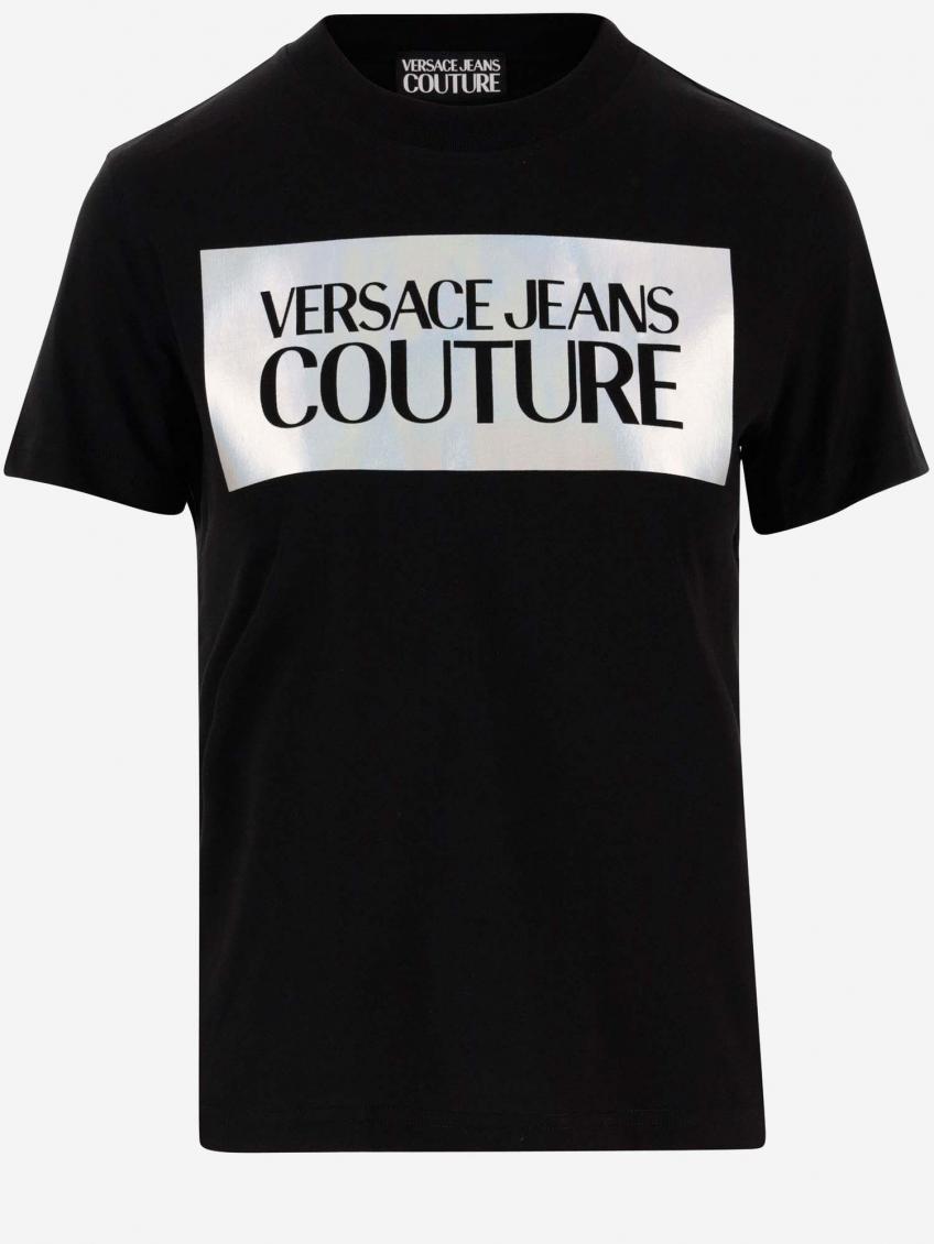 Silver Logo Black T-shirt