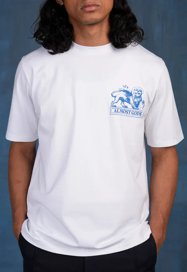 Zodiac Oversized White Tee